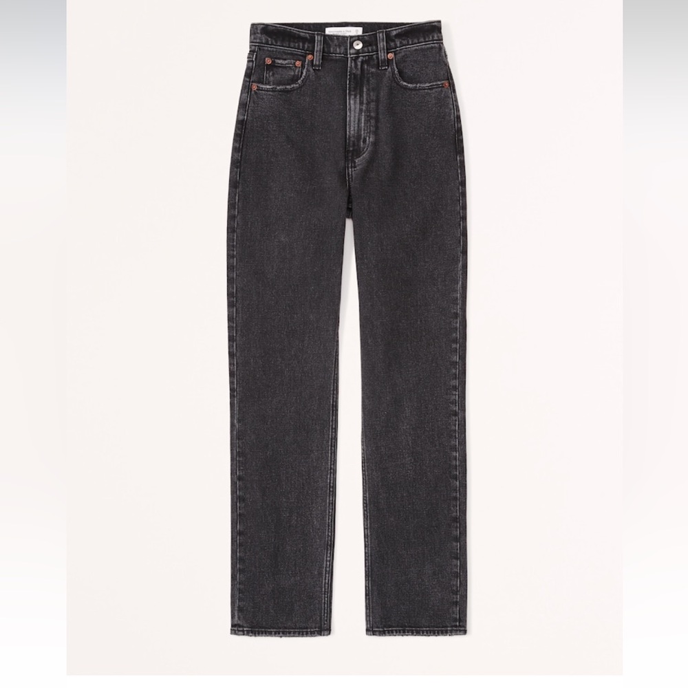 Abercrombie Ultra High Rise Ankle Straight jeans
